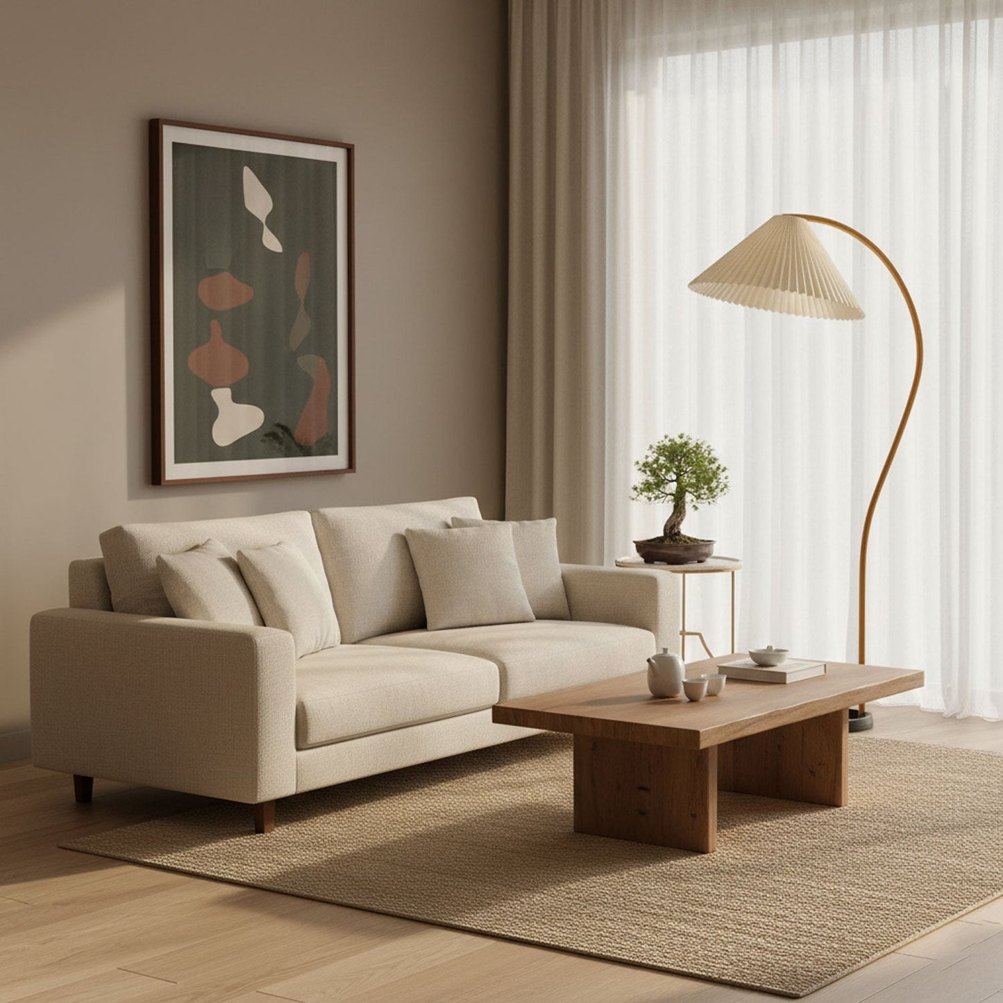 Nordlyn Curved Floor Lamp