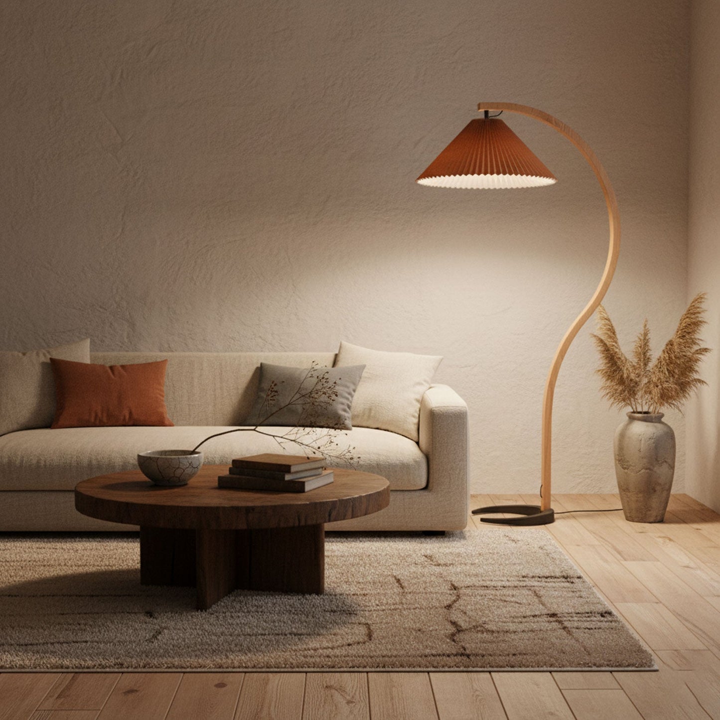 Nordlyn Curved Floor Lamp