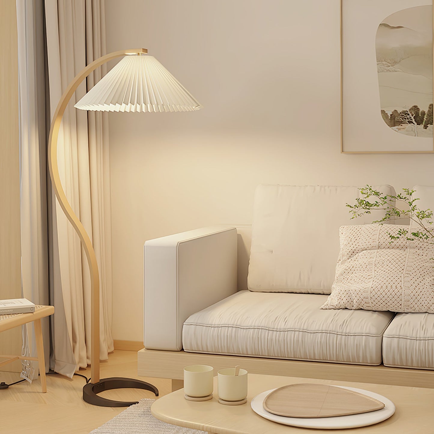 Nordlyn Curved Floor Lamp