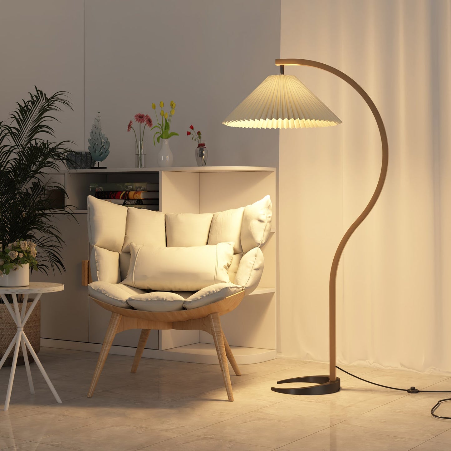 Nordlyn Curved Floor Lamp