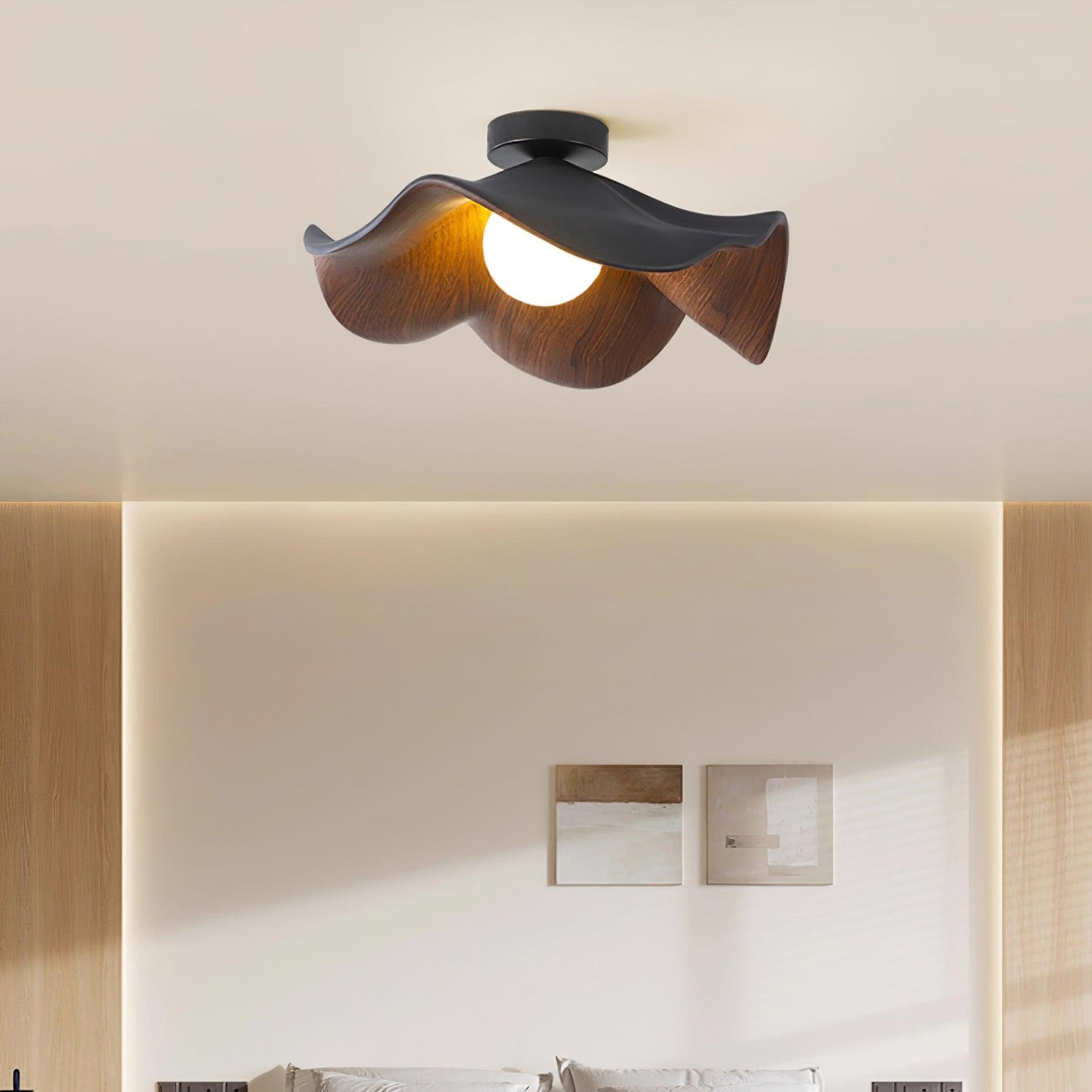 Waveform Ceiling Light