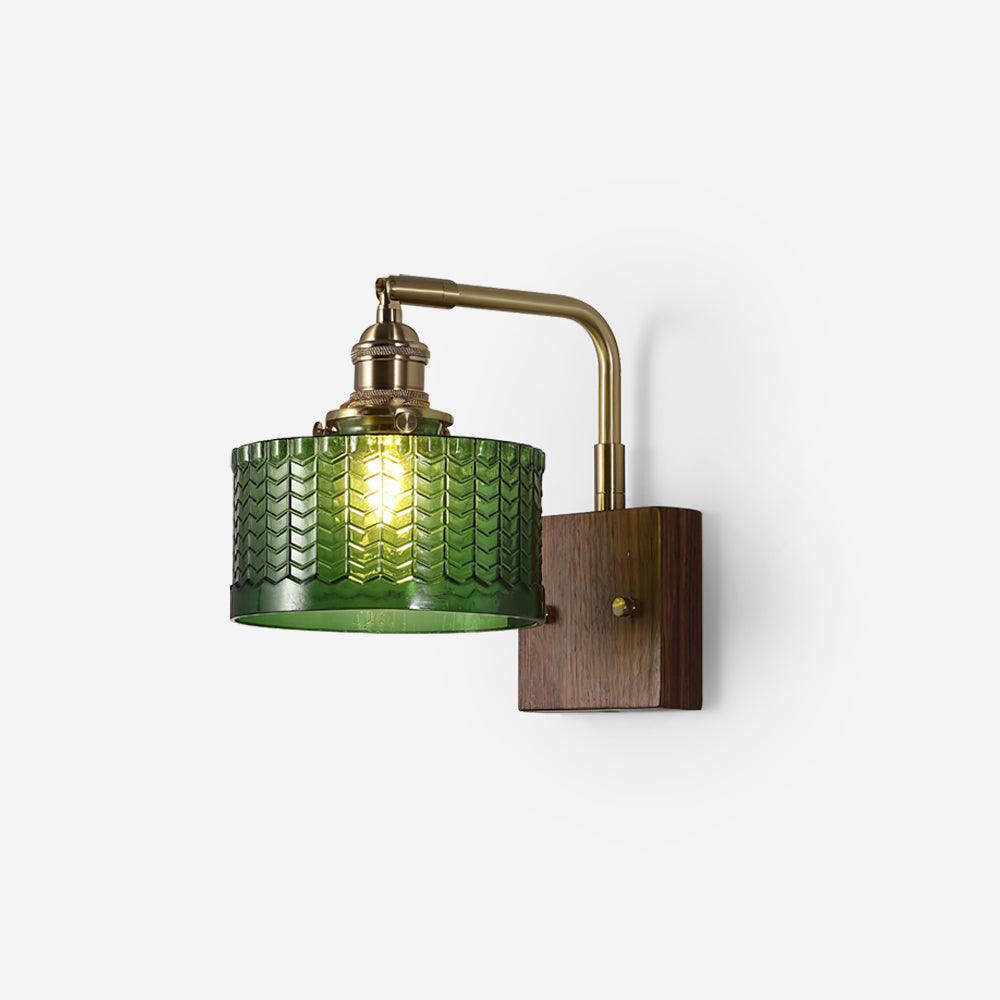 Vintage Textured Glass Wall Lamp