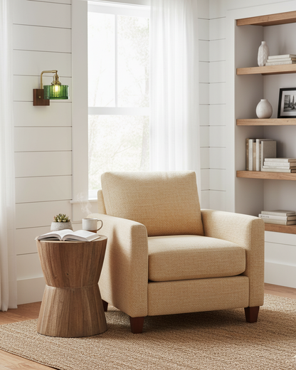 Vintage Textured Glass Wall Lamp