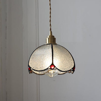 Colorful Stained Glass Pendant Light