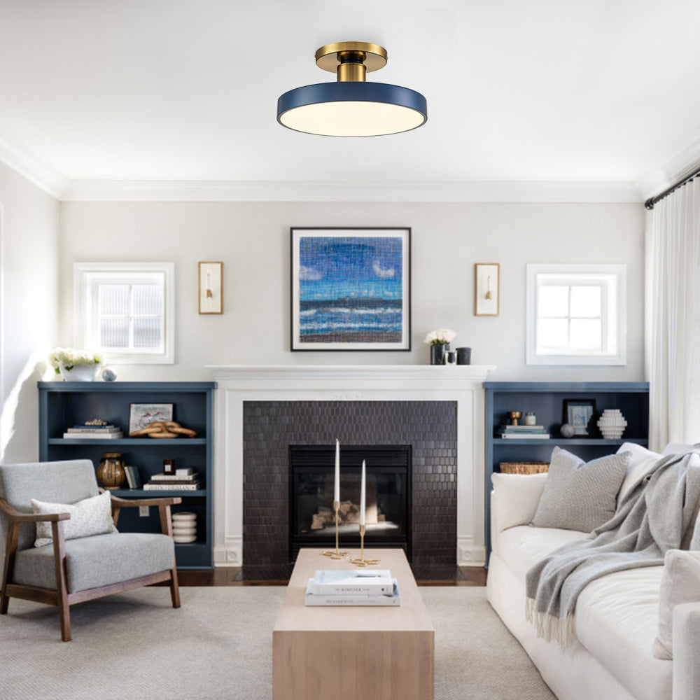 Halo Brass LED Ceiling Light