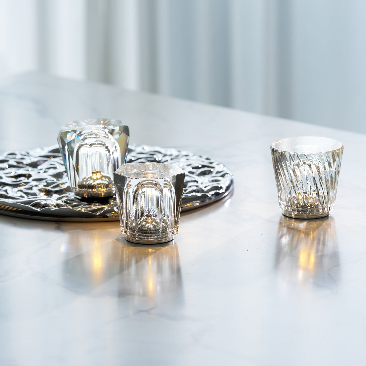 Crystal Diamond Table Lamp (Built-in Battery)