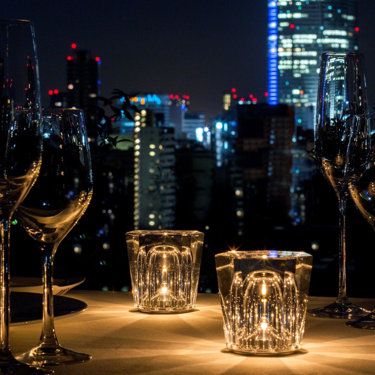Crystal Diamond Table Lamp (Built-in Battery)