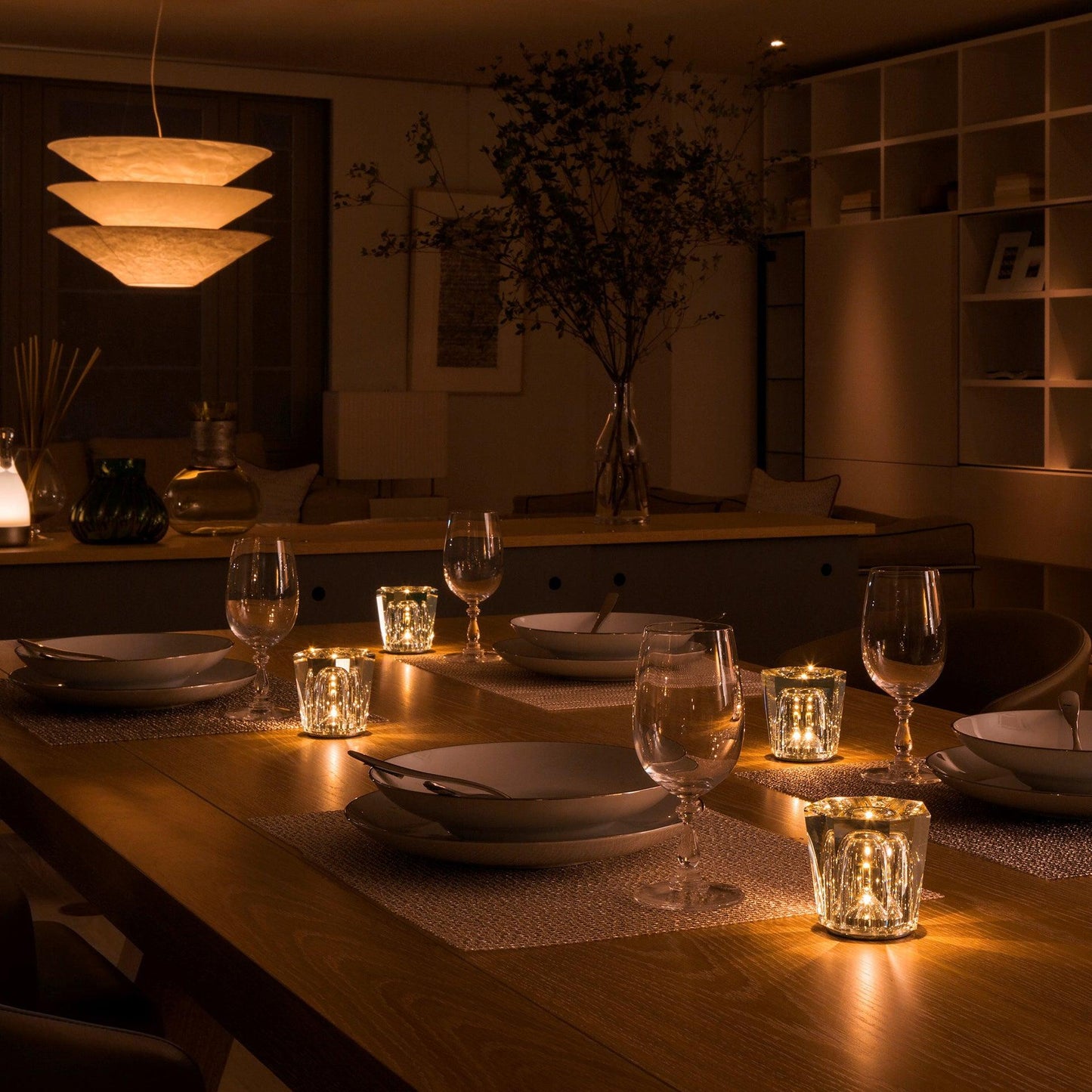Crystal Diamond Table Lamp (Built-in Battery)