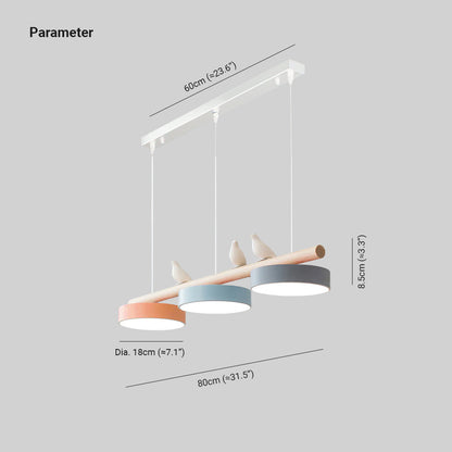 Bird Perch Pendant Light