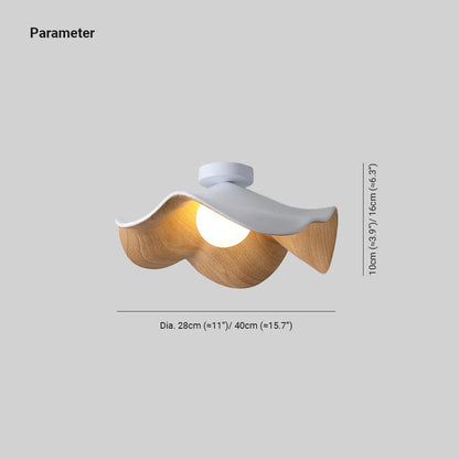 Waveform Ceiling Light