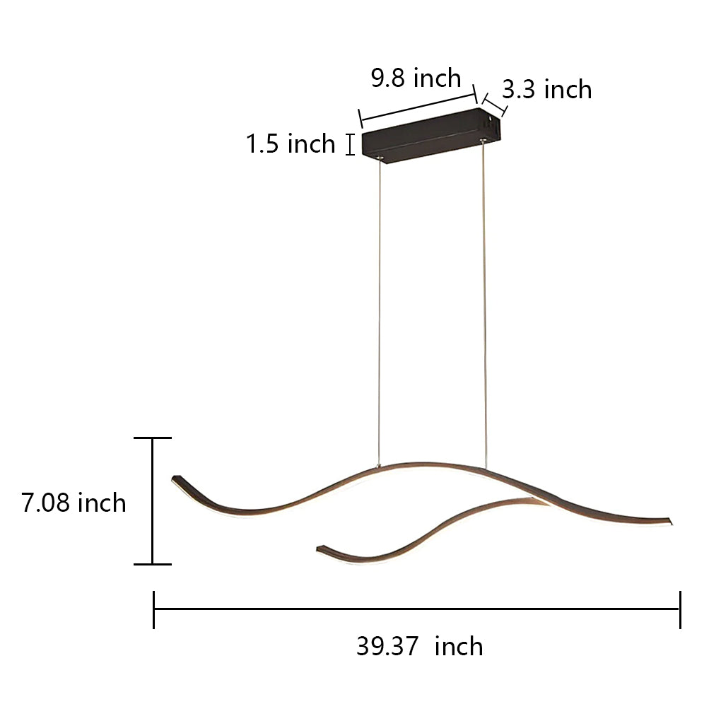 Waveform LED Ceiling Light