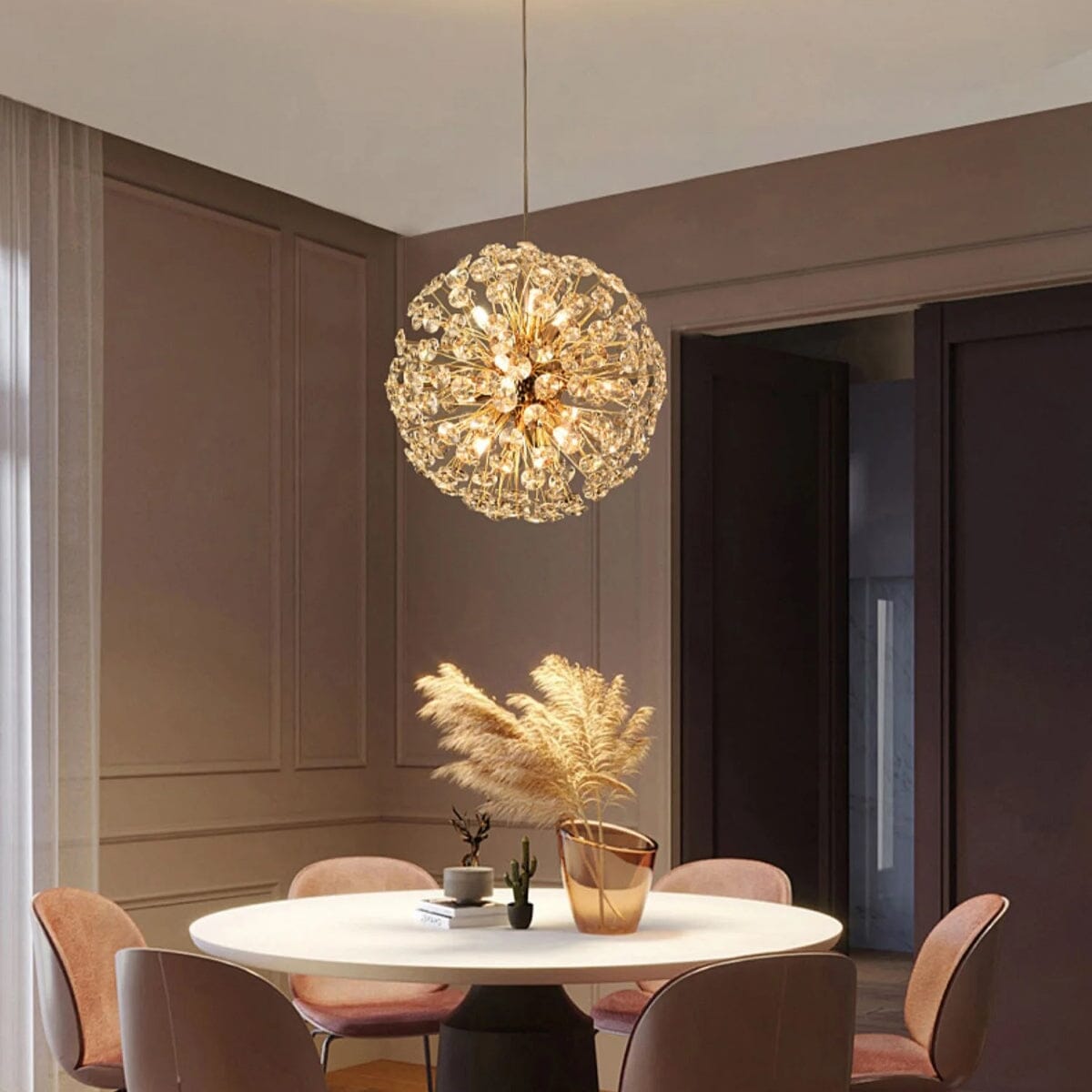 Crystal Burst Chandelier