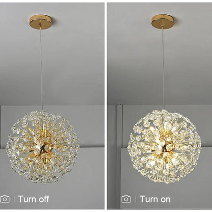 Crystal Burst Chandelier