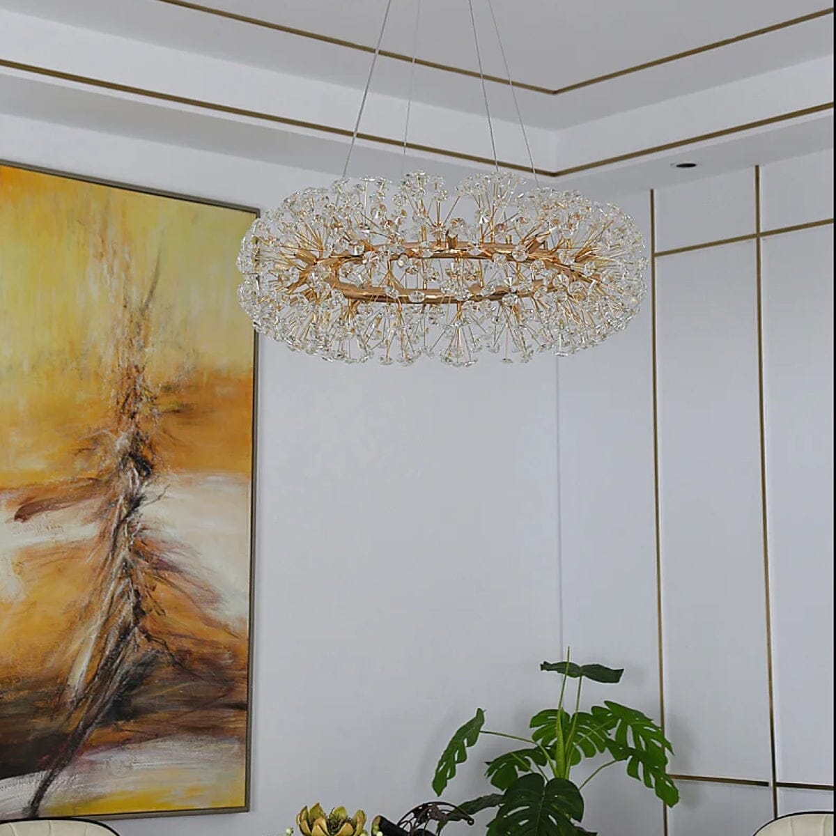 Crystal Burst Chandelier