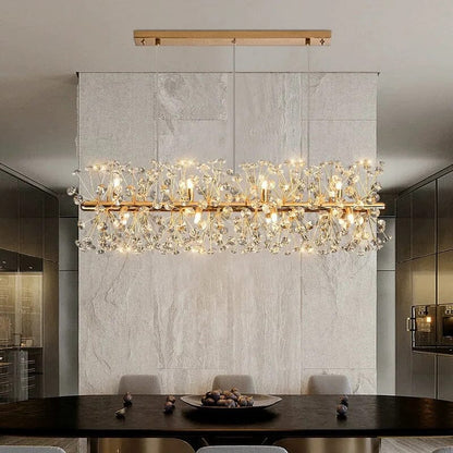 Crystal Burst Chandelier