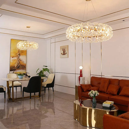 Crystal Burst Chandelier