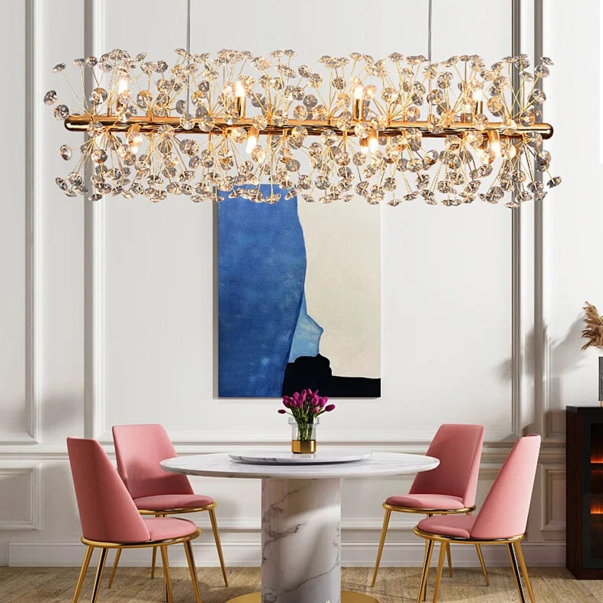 Crystal Burst Chandelier
