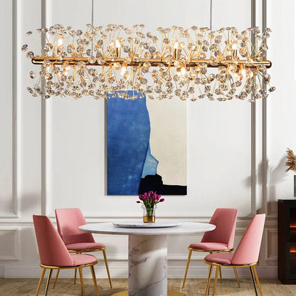 Crystal Burst Chandelier