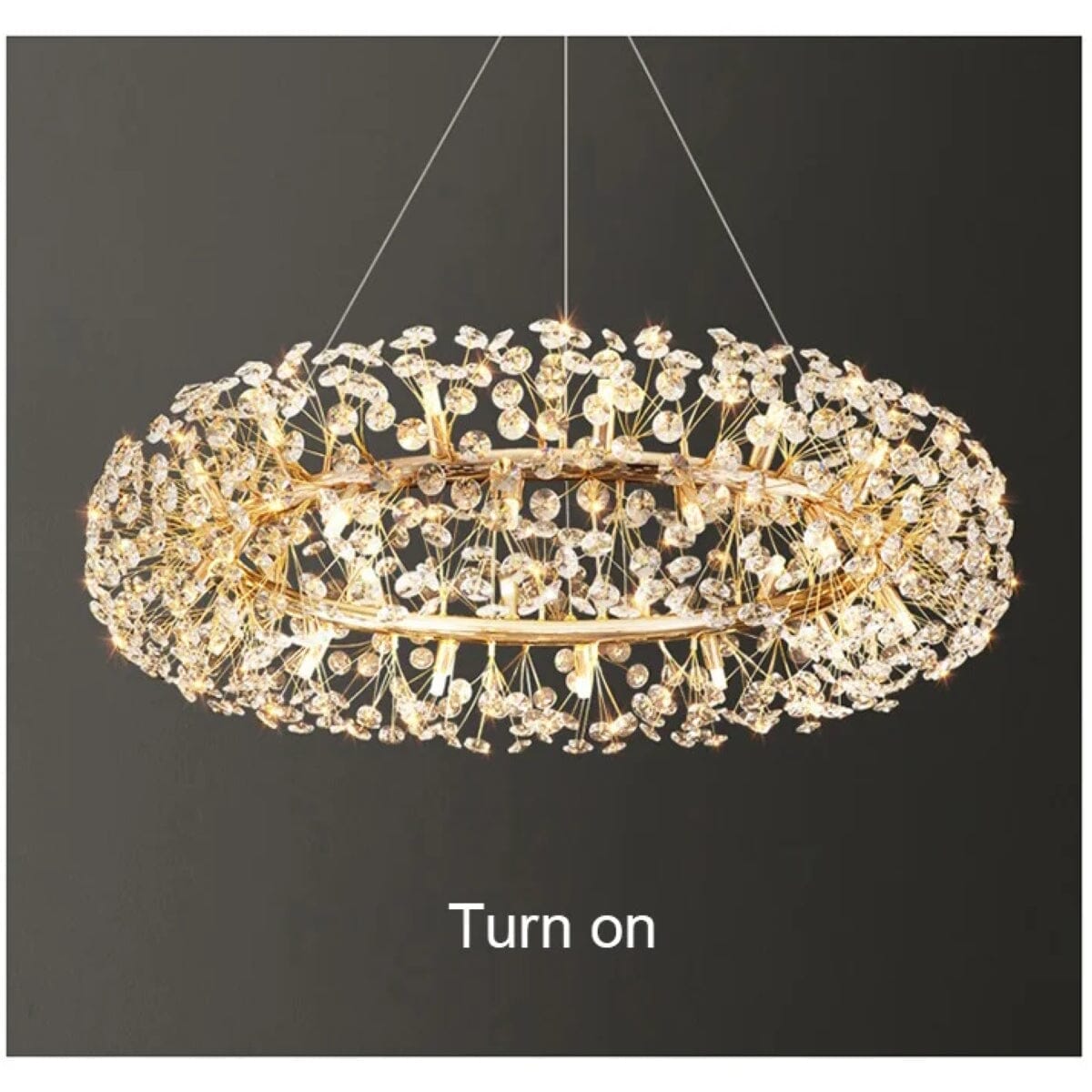 Crystal Burst Chandelier
