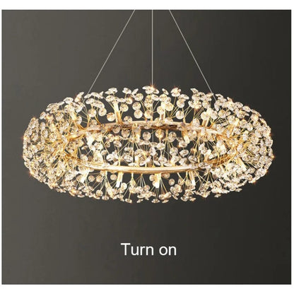 Crystal Burst Chandelier