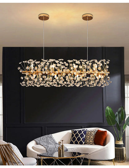 Crystal Burst Chandelier