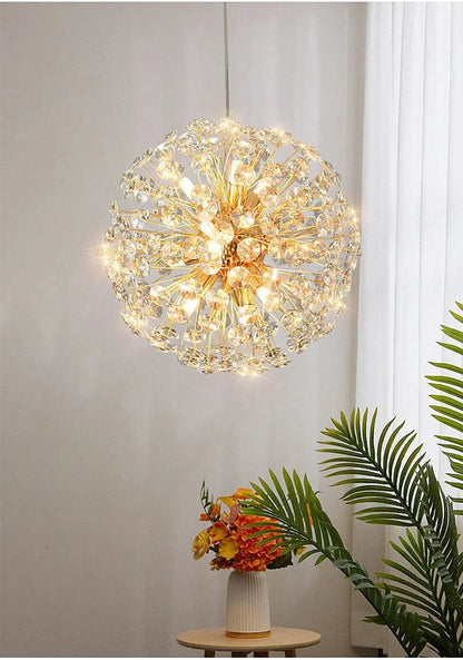 Crystal Burst Chandelier