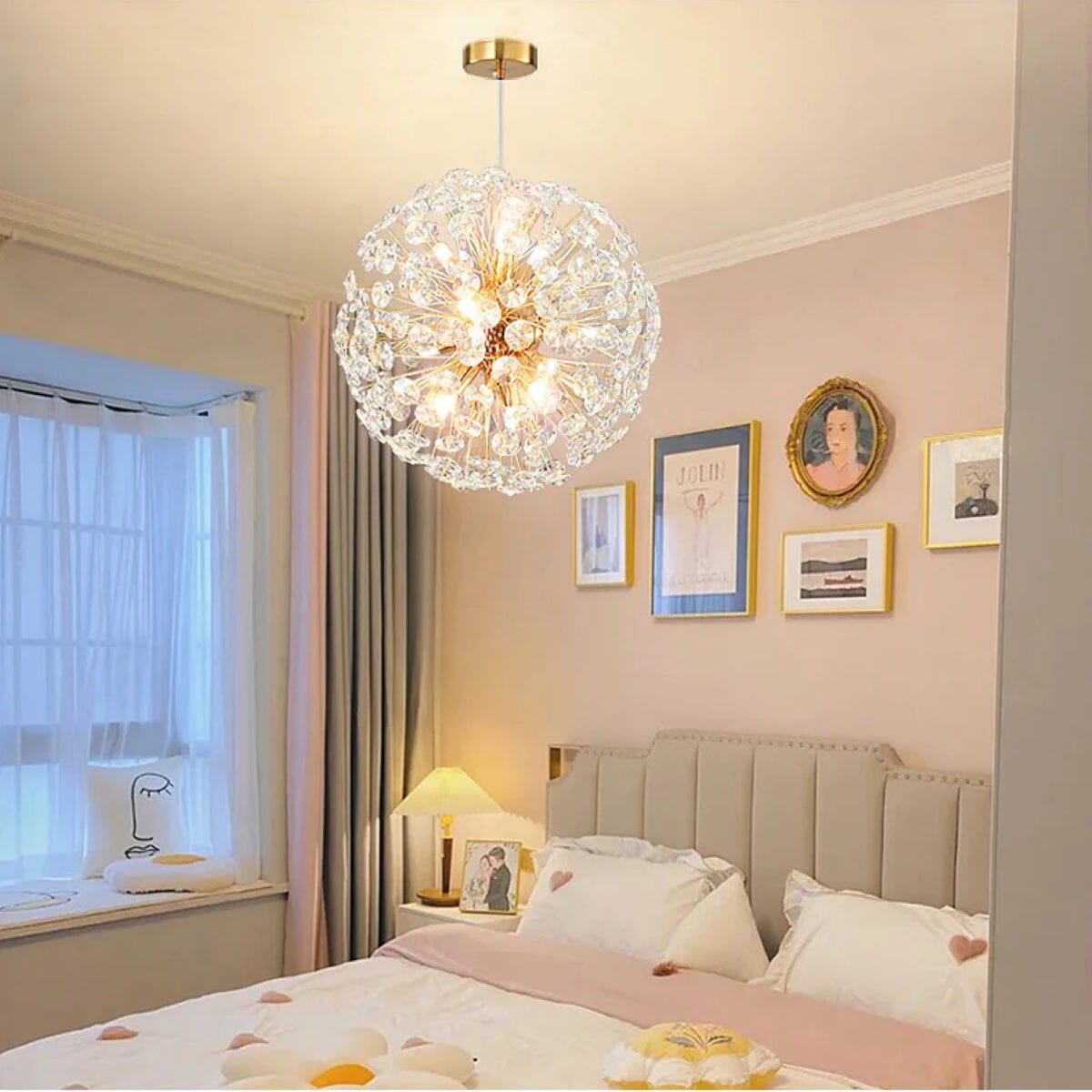 Crystal Burst Chandelier