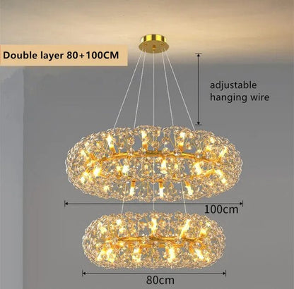 Crystal Burst Chandelier