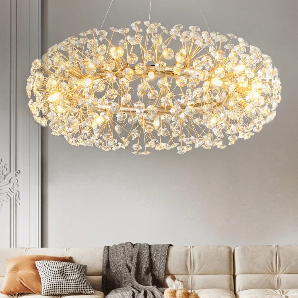 Crystal Burst Chandelier