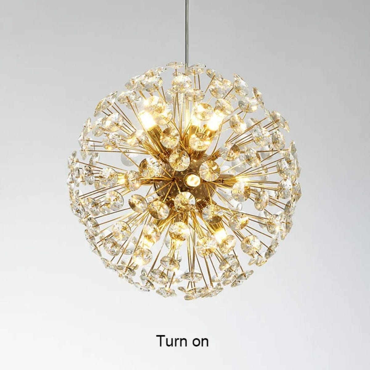 Crystal Burst Chandelier