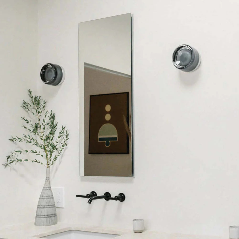 Original Dimple Glass Sconce Light