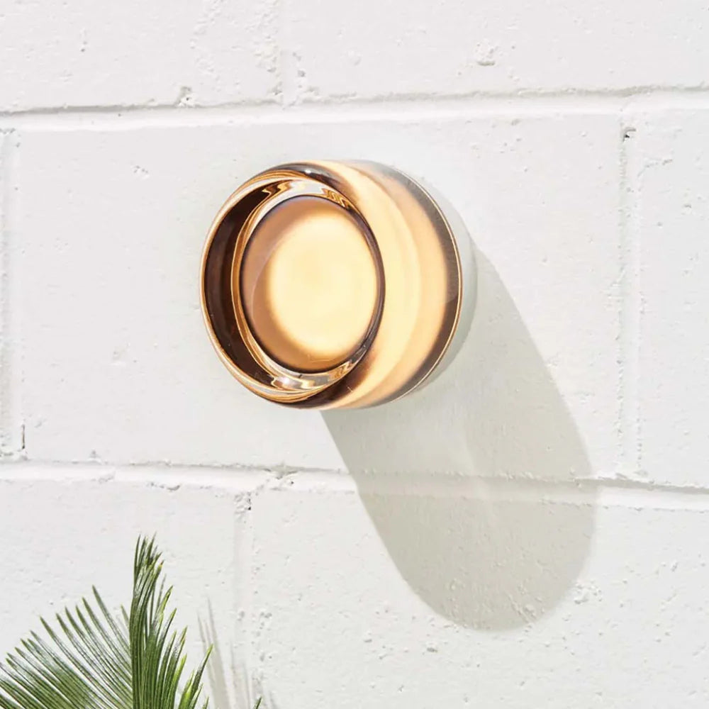 Original Dimple Glass Sconce Light