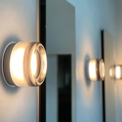 Original Dimple Glass Sconce Light