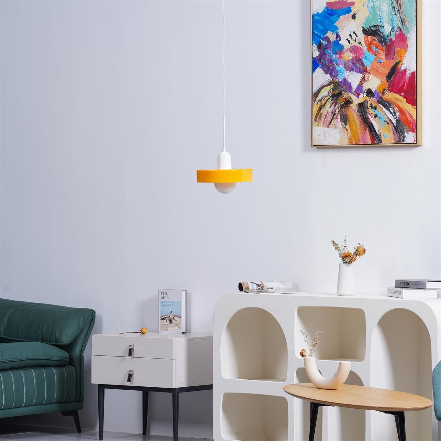 Disc Orb Pendant Light