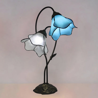 Floriva Lotus Twin Flower Table Lamp