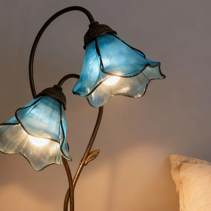 Floriva Lotus Twin Flower Table Lamp