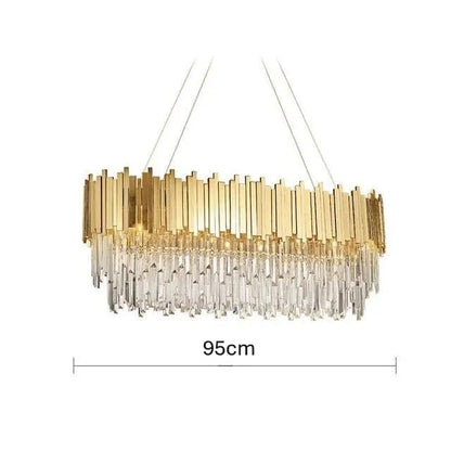 Luxury Crystal Tier Chandelier