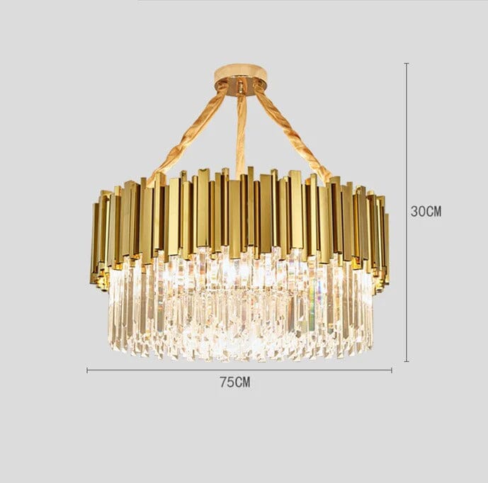 Luxury Crystal Tier Chandelier