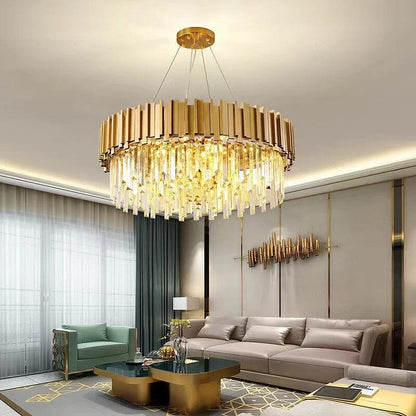 Luxury Crystal Tier Chandelier