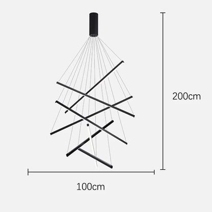 Linear LED Chandelier