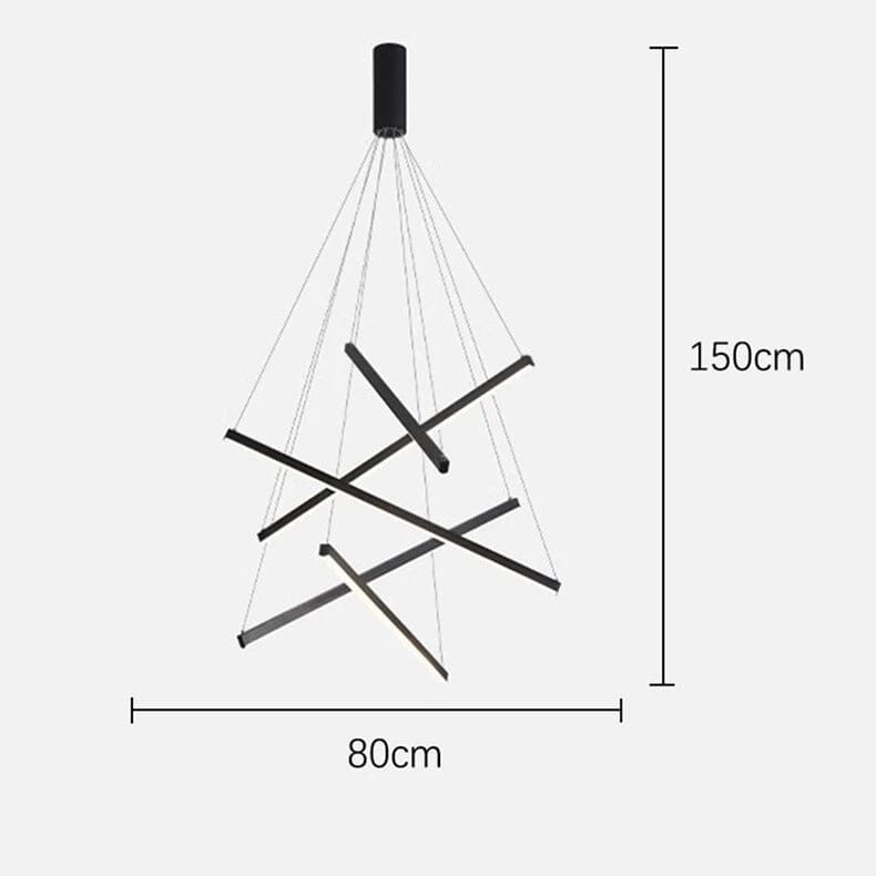 Linear LED Chandelier