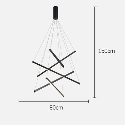 Linear LED Chandelier