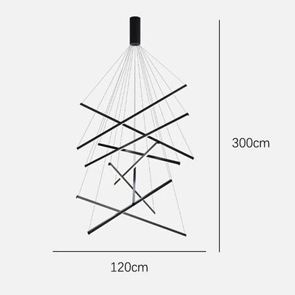 Linear LED Chandelier