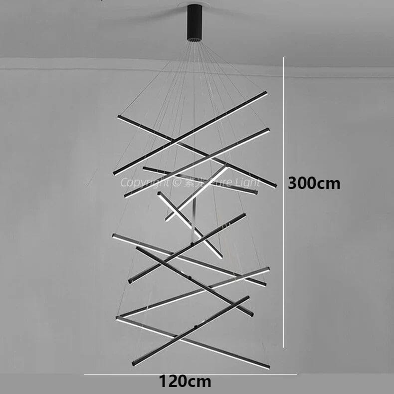 Linear LED Chandelier