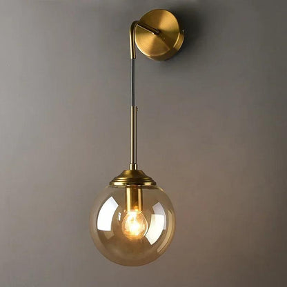 Glasora Nordic Glass Globe Wall Light