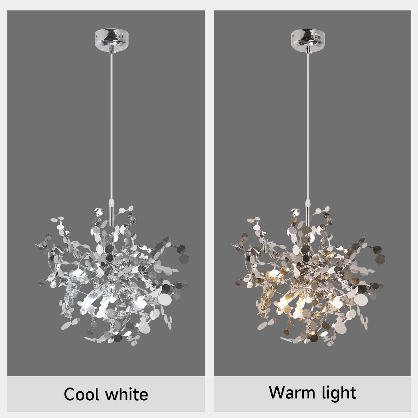 Flora Metallic Chandelier
