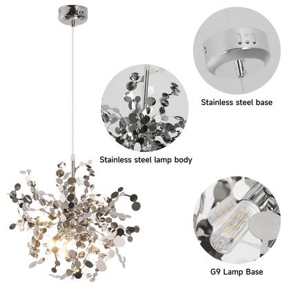Flora Metallic Chandelier