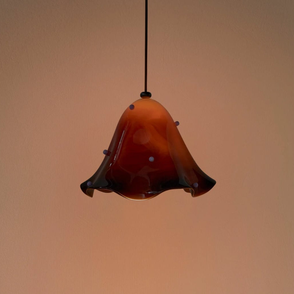 Florique Glass Flower Pendant Light