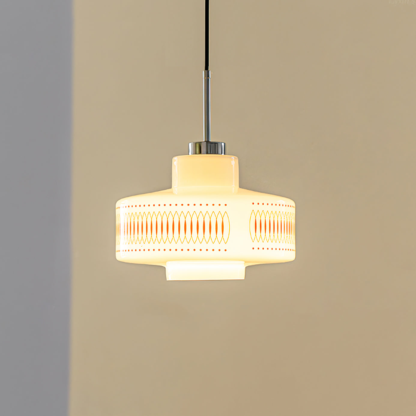 Geometric Retro Pendant Light