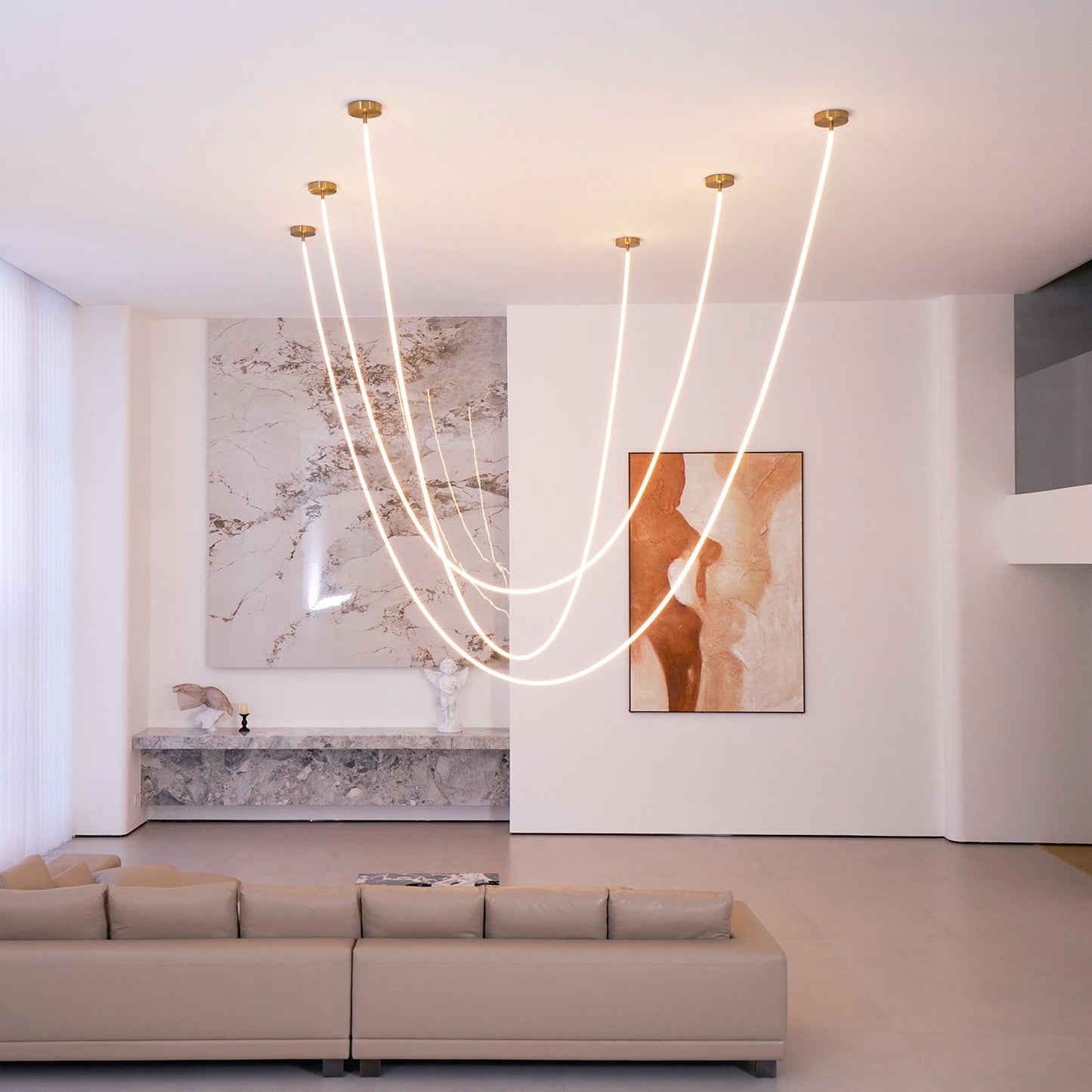 Flexible LED Pendant Ceiling Light